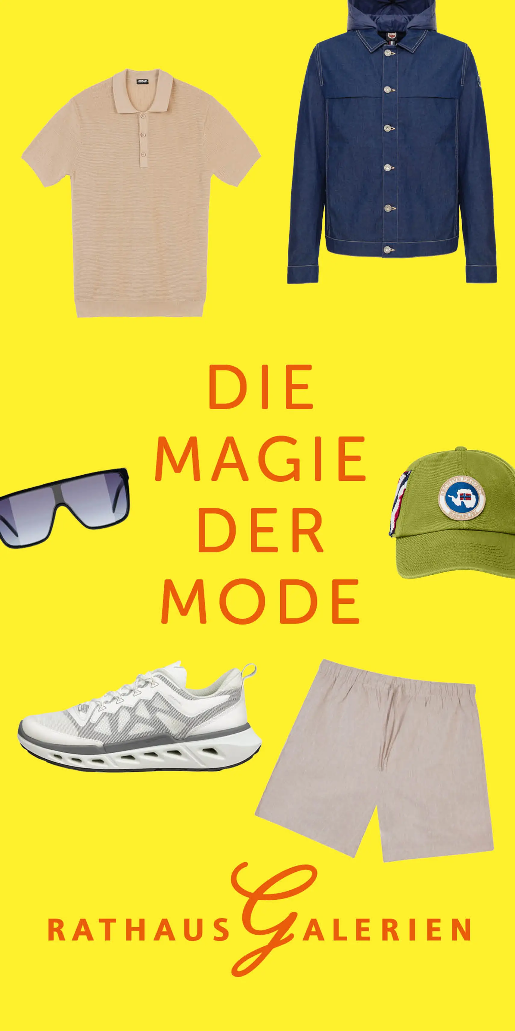 Animierte Google Ad für die Herrenmode der RathausGalerien