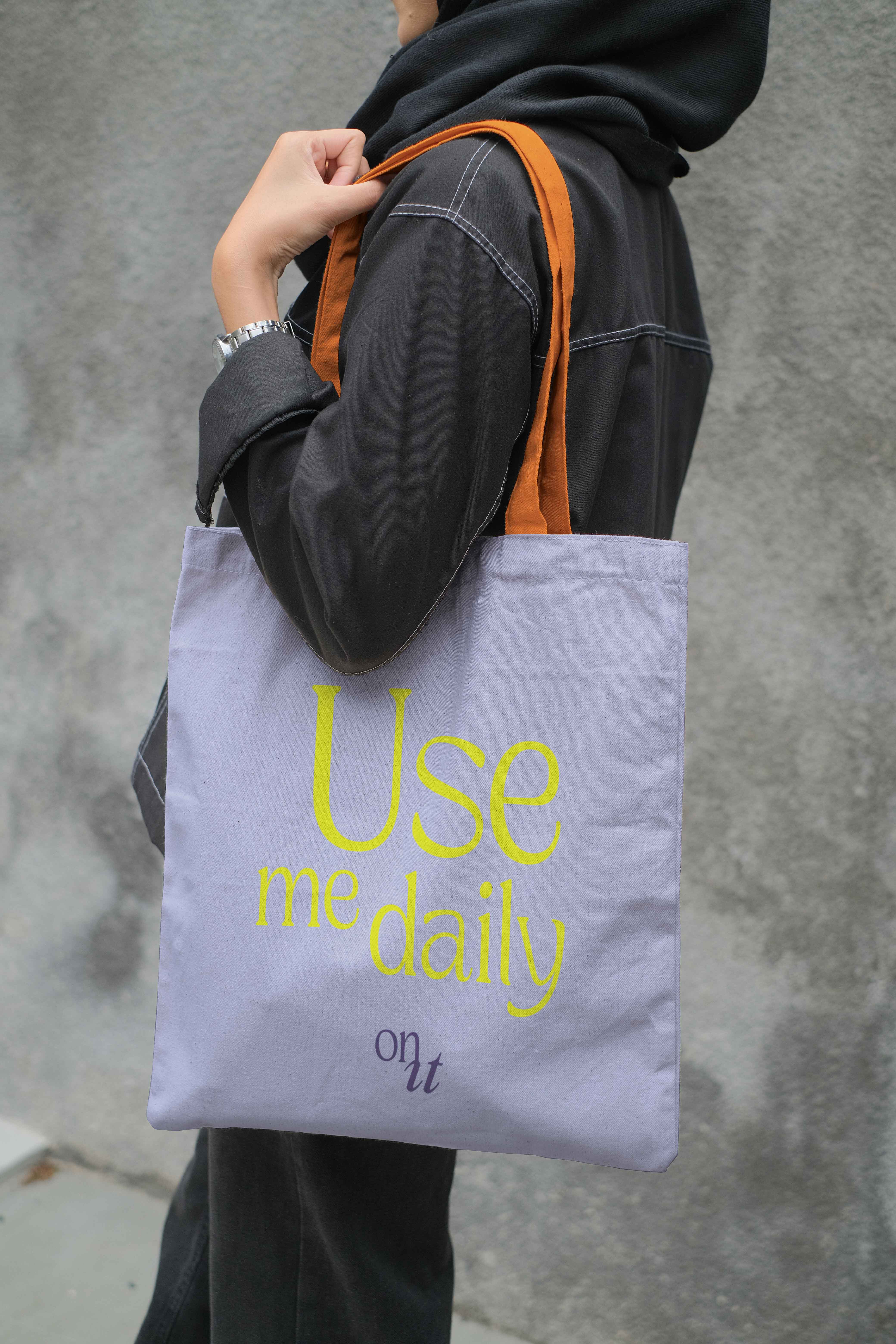 Totebag-Mockup für das Onit-Projekt